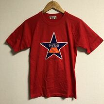 【超レア】スターウォーズ コカ・コーラ ノベルティー Tシャツ 1977 マクレガー　美品　赤　半袖Tシャツ　sサイズ_画像1