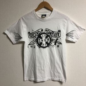 【古着】90S インディペンデント NHSロゴ Tシャツ メキシコ製 s メキシコ製　ホワイト　independent