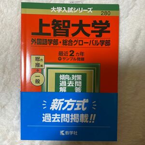 赤本 上智大学 外国語学部総合グローバル学部 2022年版