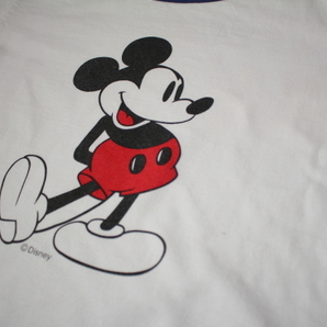 【BEAMS TOKYO Disney SEA】Tシャツ リンガー 半袖カットソー ミッキーマウス USED XSサイズの画像2