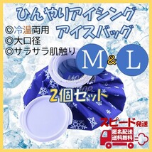 アイスバッグ M＆Lサイズ 氷のう 氷嚢 アイシング ゴルフ 熱中症_画像1