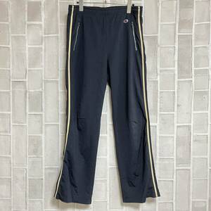 ★Champion チャンピオン ★パンツ ジャージ ライン スポーツ トレーニング ウェア ジップ ポケット ネイビー メンズ 38-40 M 相当 /HH6407