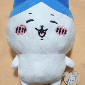 ★圧縮発送★ ハチワレ 超BIGぬいぐるみ にこっ
