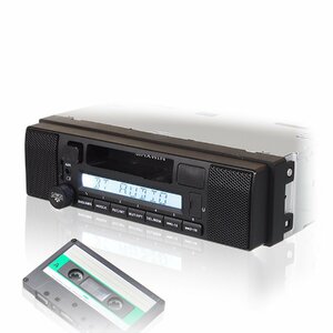 MAXWIN 1DIN Multimedia Cassette Deck Подключение смартфона Bluetooth Разъем USB/SD Доступно 6 динамиков Тюнер 12 В FM / AM 1DINSP005