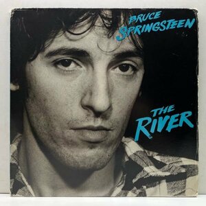 美盤!! 2LP 初版 PC2規格 USオリジナル BRUCE SPRINGSTEEN The River ('80 Columbia) 歌詞シート／専用インナー 完品