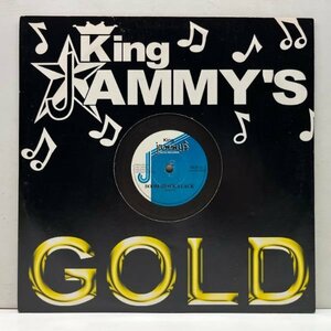 【名門レーベルの秘蔵音源を再発する特別企画】UK盤 10インチ JUNIOR REID / JOHNNY OSBOURNE / LITTLE JOHN (King Jammy's Gold) 45RPM.