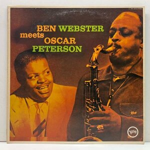 良好!! BEN WEBSTER Meets OSCAR PETERSON (Verve MV 2670) JPNプレス 2大巨頭が相まる素晴らしいコラボレーション