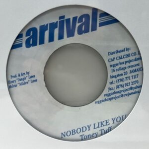 良好!! JAプレス 7インチ TONY TUFF Nobody Like You (Arrival) AFRICAN BROTHERS トニー・タフ 45RPM.