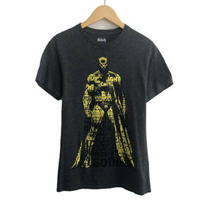 USA 古着 半袖 Tシャツ BATMAN グレー メンズSサイズ アメコミ DCコミックス スーパーヒーロー 古着卸 激安 BA1237