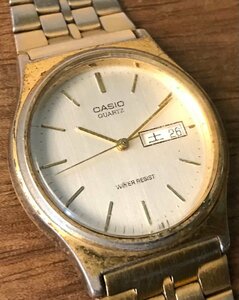 SS-1279■送料込■CASIO QUARTZ WATER RESIST クォーツ 腕時計 時計 防水 709 MQ-514 アンティーク レトロ 46g●ジャンク扱い/くATら