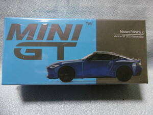未開封新品 MINI GT 452 Nissan Fairlady Z Version ST 2023 Seiran Blue 右ハンドル