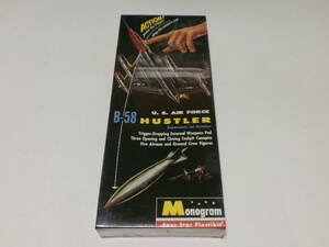 モノグラム 1/121 アメリカ空軍 ハスラー B-58 超音速戦略爆撃機 Convair US Air Force B-58 Hustler Supersonic Jet Bomber Monogram 