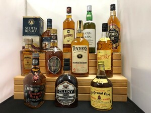 スコッチ ウイスキー11本セット ホワイトホース Cluny ティーチャーズScotia Royale グランツ Imperial Royal Citation 古酒Scotch Whisky