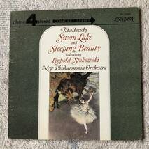 LP-Sep / 英DECCA_London phase 4 stereo / Stokowski・New Philharmonia Orchestra / TCHAIKOVSKY_Swan Lake & Sleeping Beauty_画像1