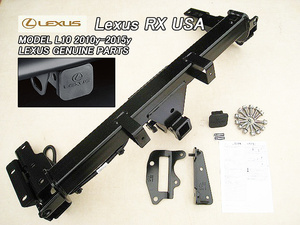 レクサスRX/LEXUS/L10米国US純正RX350RX450hヒッチメンバー黒色スチール/USDM北米仕様トーイングヒッチレシーバー米国トレーラー牽引USA