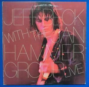 ♪♪　【中古品】ジェフ・ベック&ヤン・ハマー・ライヴ LP輸入盤：LPレコード『JEFF BECK WITH THE JAN HAMMER GROUP LIVE』　♪♪