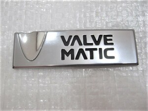 ★希少 バルブマチック バルブマティック VALVE MATIC 75443-28140 ヴォクシー70系?ウイッシュ20系?取付車種不明エンブレム旧車 1点中古A