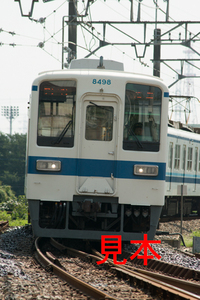 鉄道写真データ（JPEG）、00347169、8000系（8498F）、東武鉄道越生線、西大家〜川角、2014.08.21、（4912×7360）