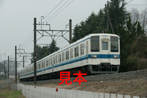 鉄道写真データ（JPEG）、00441688、8000系（8499F）、東武鉄道越生線、西大家〜川角、2015.03.19、（7360×4912）
