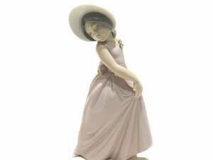 リヤドロ フィギュリン 可愛いアイリス ◇ オブジェ 置き物 6276 ▼ LLADRO ピンク ホワイト等 5I