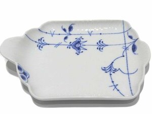 美品 ロイヤルコペンハーゲン ブルーパルメッテ トレイ 16cm ◇ スモール 1枚 食器 陶磁器 ▼ ROYAL COPENHAGEN 5I