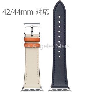 Apple Watch band アップルウォッチ バンド series 5 4 3 2 1 シリーズ５ 42mm 44mm 革 レザー 白 おしゃれ レディース メンズ 送料無料の画像6