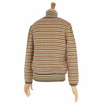 美品 ミッソーニ MISSONI アンサンブル カーディガン ニット 総柄 ウール トップス レディース 44(XL相当) マルチカラー cg02mb-rm10e23215_画像6