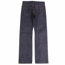 美品 アーペーセー A.P.C パンツ デニムパンツ コットン 無地 ボトムス メンズ 33 インディゴブルー cg09dr-rm11e25546_画像4