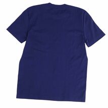 美品 ルイヴィトン LOUIS VUITTON Tシャツ カットソー ショートスリーブ ダミエ ロゴ刺繍 トップス メンズ S ネイビー cg08ms-rm05f05403_画像3