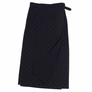  beautiful goods 90's Toriko Comme des Garcons tricot COMME des GARCONS skirt long LAP skirt dot pattern S black cg04ol-rm05f03327