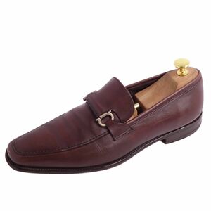 サルヴァトーレ フェラガモ Salvatore Ferragamo レザーシューズ ローファー ガンチーニ金具 メンズ 7EE ブラウン cg05er-rm11f04102