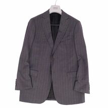 美品 アルマーニ コレッツォーニ ARMANI COLLEZIONI セットアップ スーツ ジャケット スラックス メンズ 48 グレー cg09oo-rm05f06022_画像2