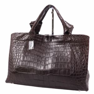  крокодил CROCODILE JRA сумка ручная сумочка большая сумка коврик черный kowani кожа портфель женский Brown cg09ed-rm27f06455