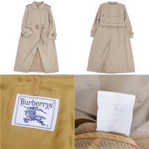 極美品 Vintage バーバリー Burberrys コート シングル トレンチ ライダー レディース アウター 11AB3 ベージュカーキ ch10on-rm05c12121_画像8