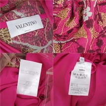 美品 ヴァレンティノ VALENTINO ワンピース ショートスリーブ 総レース シルク トップス レディース 42 マルチカラー cg07oo-rm05e25130_画像7