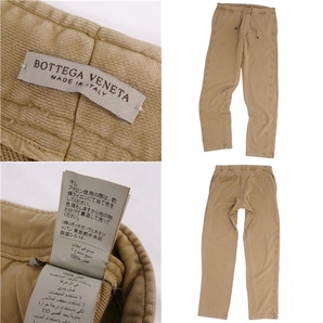 美品 ボッテガヴェネタ BOTTEGA VENETA パンツ スウェット イージーパンツ イントレチャート ボトムス メンズ 48 カーキ cg07dr-rm11f05130の画像6