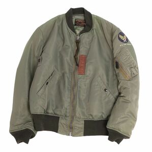 バズリクソンズ Buzz Rickson's ジャケット LION UNIFORM MA-1 フライトジャケット ジップアップ メンズ M カーキ cg06dd-rm10e24986