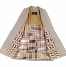 美品 バーバリー ロンドン BURBERRY LONDON ステンカラーコート バルマカーン 綿100％ メンズ 88-160-3(S相当) カーキ ch11os-rm05e21848_画像6