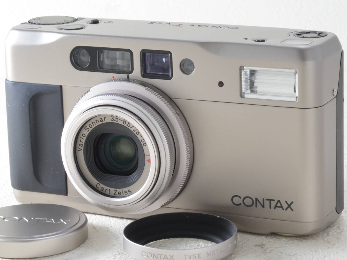 Yahoo!オークション -「contax tvs ii」(フィルムカメラ) (カメラ