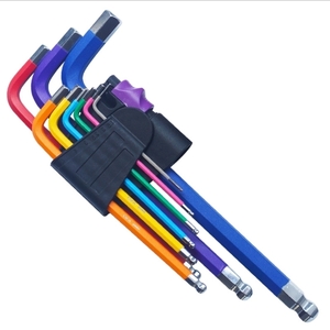 カラーロング六角レンチ☆９点セット☆hex key