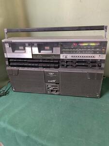 SHARP 昭和レトロ ラジオは瞬間確認み、カセットテープはだめです、GF-808 現状品