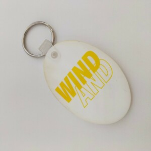 WIND AND SEA ウィンダンシー ラバーキーホルダー ホワイト×イエロー