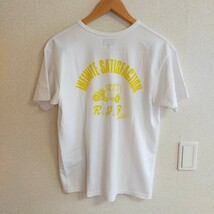 新品未使用タグ付 R.J.B the Flat Head フラットヘッド TSV205 SATISFACTION 両面プリント Vネック Tシャツ 半袖 40(L) ホワイト(白)_画像1