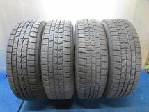 ★7-7.5分山★18年製★ ダンロップWM01 175/65R15　社外ホイール 15×6J +45 5H-100 4本セット スタッドレス アリオン・ラクティス等　A362_画像2