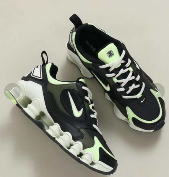 【NIKE】NIKE W SHOX TL NOVA (BLACK/BARELY VOLT-CARGO KHAKI)【SP】