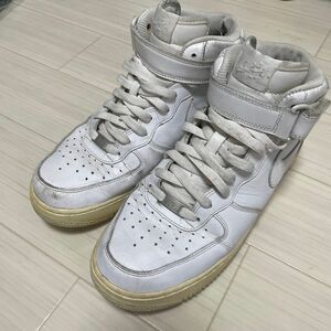 NIKE ナイキ エアフォース1 ハイカット スニーカー メンズ ホワイト WHITE エアフォースワン ナイキエアフォースワン