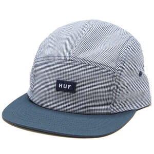 HUF Micro Gingham Box Logo Voley Hat Cap Navy キャップ 