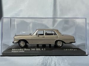 ミニチャンプス製　　メルセデスベンツ 300 SEL 6.3 (1/43)