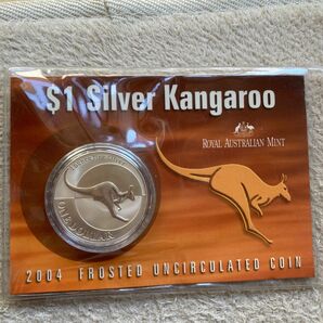 カンガルー銀貨　2004 オーストラリア