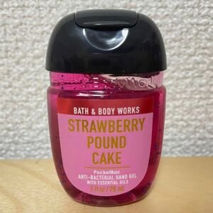 バスアンドボディーワークス　Bath & Body Worksハンドジェル サニタイザーSTRAWBERRY POUND CAKE